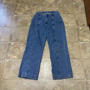 Women's On 34th High Rise Wide Leg Denim Jeans - Size 6